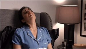 nurse-asleep-on-couch